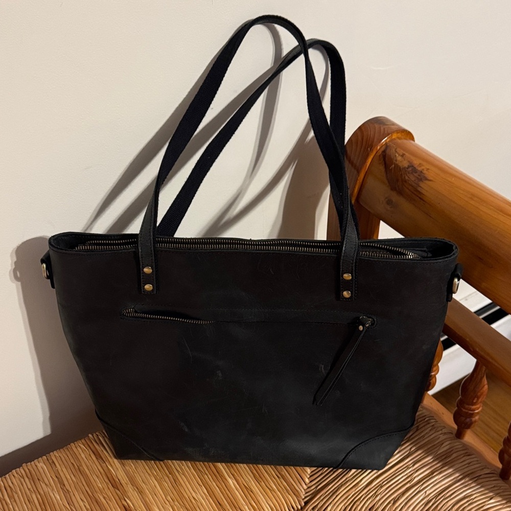 Elegant Black Tote Bag